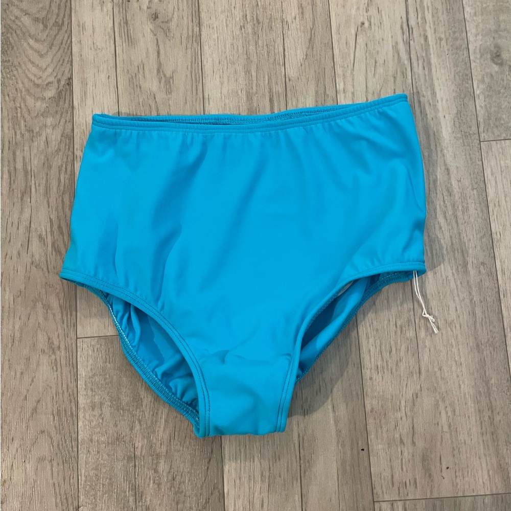 🎉Sea waves blue sz 10 NWOT high waist swim bottoms